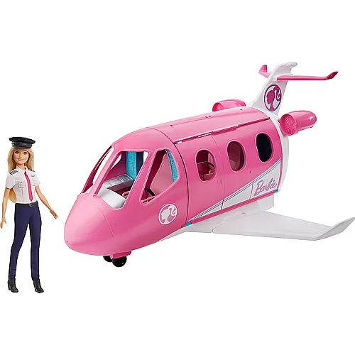 Barbie Fahrzeuge Traumflugzeug mit Puppe