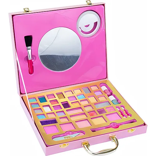 Nice Group Pink it Schmink-Koffer Lidschatten, Lipgloss mit Zubeh�r