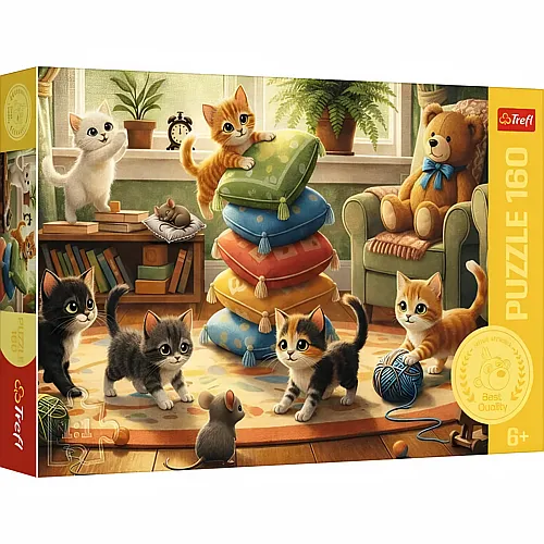 Trefl Puzzle Spielende K�tzchen - 160 Teile