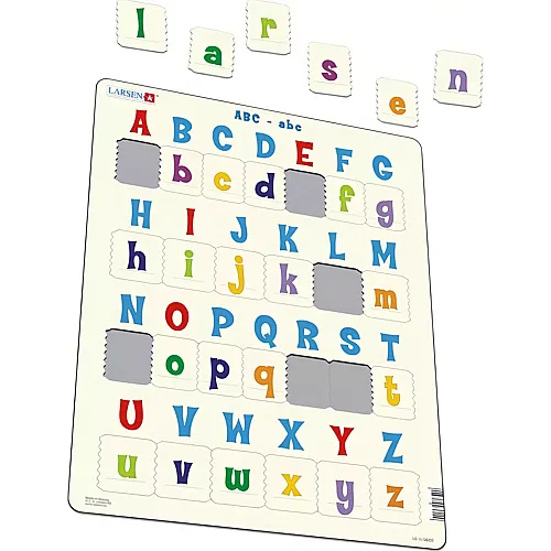 Larsen Puzzle Frame Puzzle  - ABC Alphabet (26Teile)