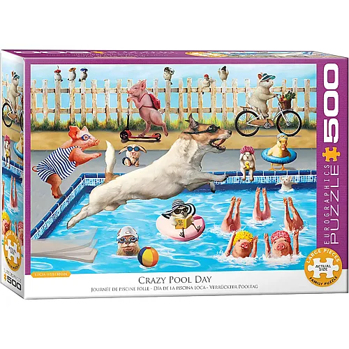 Eurographics Puzzle Verr�ckter Pooltag - 500 Teile