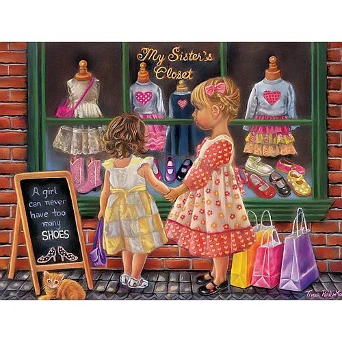 SunsOut Puzzle Tricia Reilly-Matthews My Sister's Closet - 500 Teile