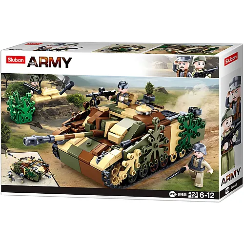 Sluban Army WWII Gepanzertes Kampffahrzeug - 524 Teile