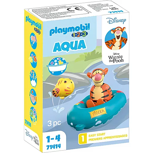 PLAYMOBIL 1.2.3 Aqua Winnie Pooh Tiggers Schlauchbootfahrt (71414)