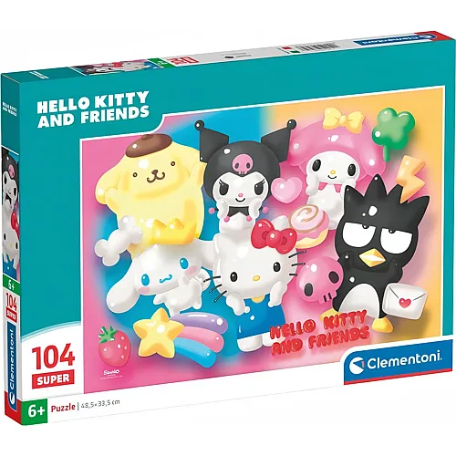 Clementoni Hello Kitty and Friends - 104 Teile