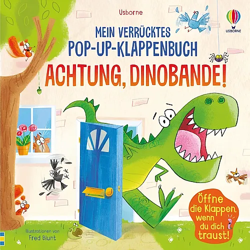 Usborne Mein verrcktes Pop-up-Klappenbuch: Achtung, Dinobande!