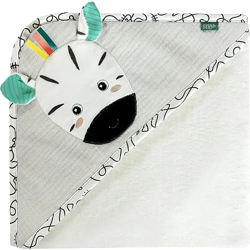 Fehn Badetuch Poncho Zebra
