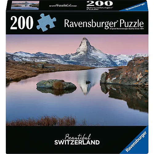 Ravensburger Puzzle Stellisee mit Matterhorn (200Teile)