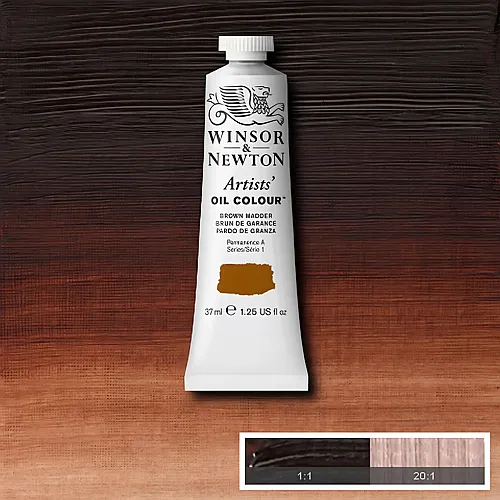 Winsor & Newton W&n Artists' Ã-lfarbe 37ml Tube Krappbraun