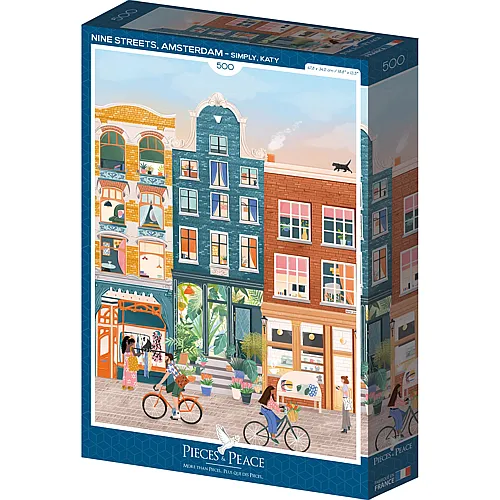 Pieces & Peace Puzzle Katy Simply Nine Streets, Amsterdam - 500 Teile