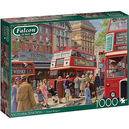 Falcon Puzzle Daniel Rodgers Victoria Station - 1000 Teile