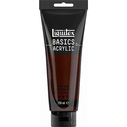 Liquitex Lqx Basics Acrylfarbe 250ml Tube Umbra Gebrannt