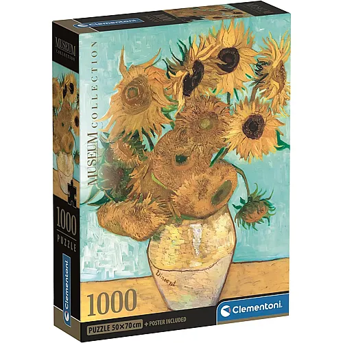 Clementoni Puzzle Museum Collection Sunflower - 1000 Teile