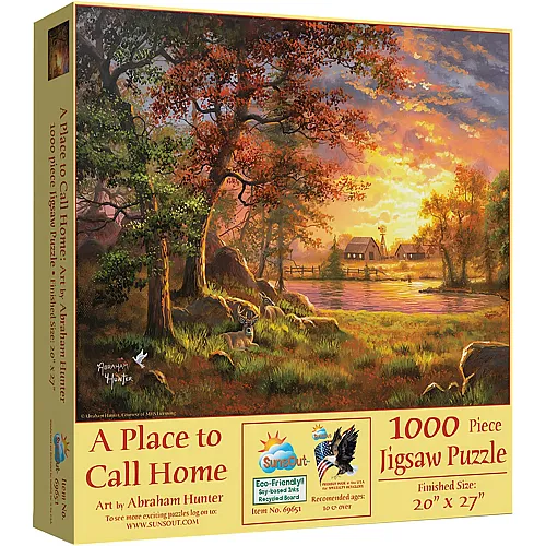 SunsOut Puzzle Abraham Hunter A Place to Call Home - 1000 Teile