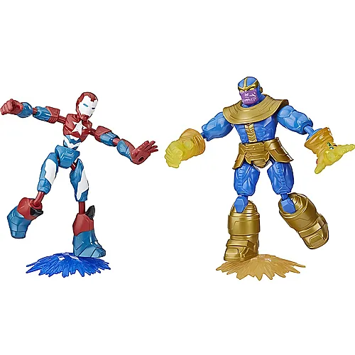 Hasbro Avengers Bend & Flex Iron Patriot vs. Thanos (15cm)