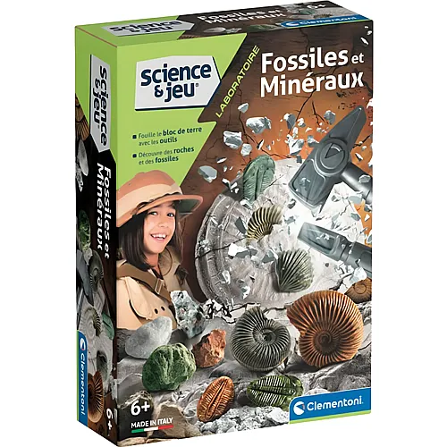 Clementoni science & jeu Fossiles et Min�raux - Franz�sisch