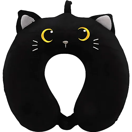 i-total Reisekissen Black Cat 33 x 28 x 18cm, 580g