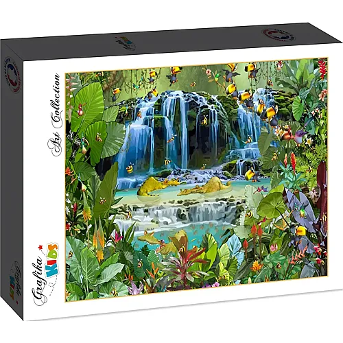 Grafika Puzzle Art Collection Fran�ois Ruyer Grafika Kids Wasserfall - 12 Teile