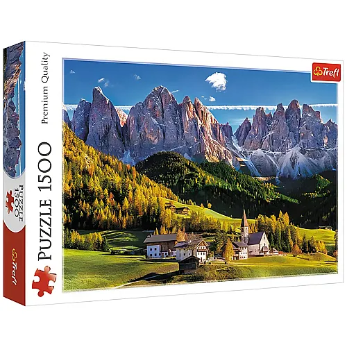 Trefl Puzzle Villnsstal Dolomiten, Italien (1500Teile)