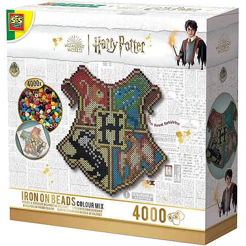 SES Harry Potter Hogwarts Wappen B�gelperlen Wanddekoration - 4000 Teile