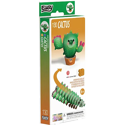 Eugy 3D Karton Figuren Kaktus
