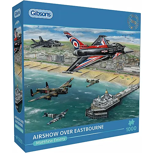 Gibsons Puzzle Matthew Emeny Airshow Over Eastbourne - 1000 Teile