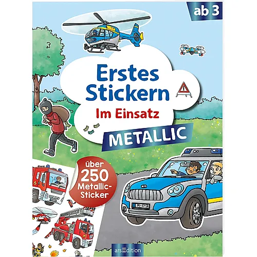 ars Edition Erstes Stickern Metallic Einsatz