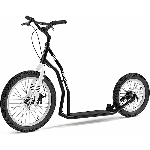 Yedoo Scooter mit Luftr�der Four Schwarz