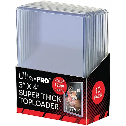Ultra Pro Toploader Super Thick 120pt (10)