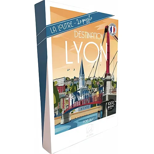 La Loutre Puzzle Destination Lyon - Pont Rouge - 1000 Teile