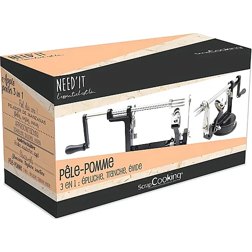 3in1 Apfelsch�ler Need'it Schwarz