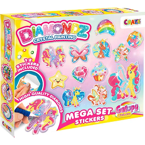 Galupy Unicorn Mega Sticker Set