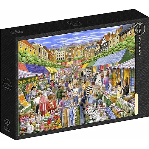 Grafika Puzzle Art Collection A Day at the Market - 1000 Teile