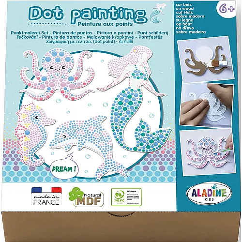 Set pittura a pois Sirena