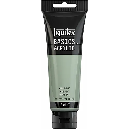 Liquitex Lqx Basics Acrylfarbe 118ml Tube Graugr�n
