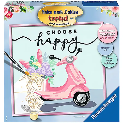 Ravensburger Malen nach Zahlen trend Choose happy