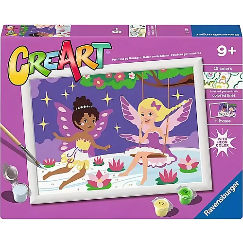 Ravensburger CreArt Malen nach Zahlen - Adorable Fairy Friends