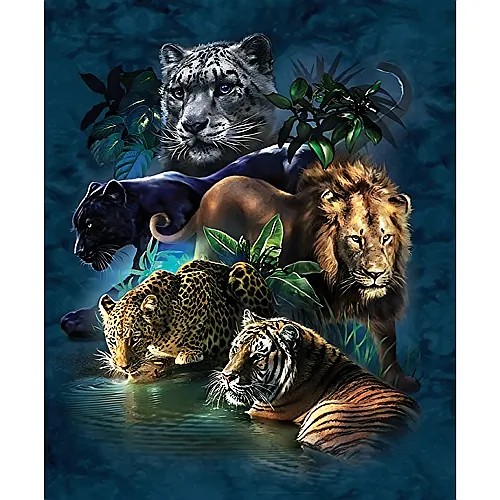 SunsOut Puzzle Tami Alba Big Cat Prowess - 1000 Teile
