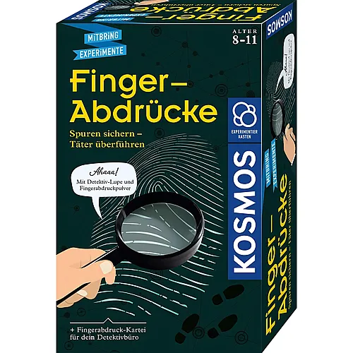 Kosmos Mitbring Experimente Fingerabdr�cke - Detektiv-Experimente
