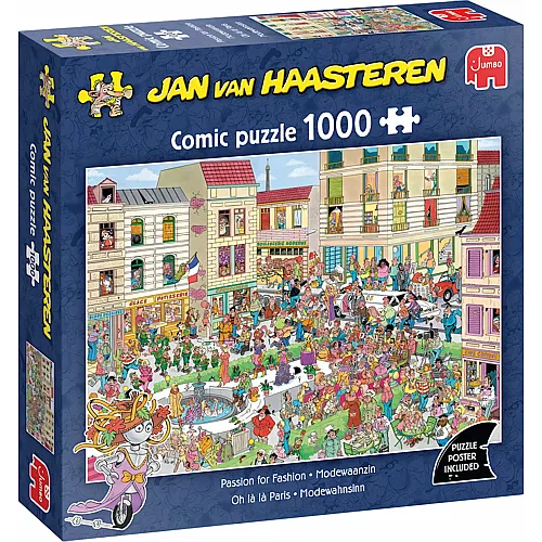 Jumbo Puzzle Modewahnsinn Jan van Haasteren, 1000 Teile,