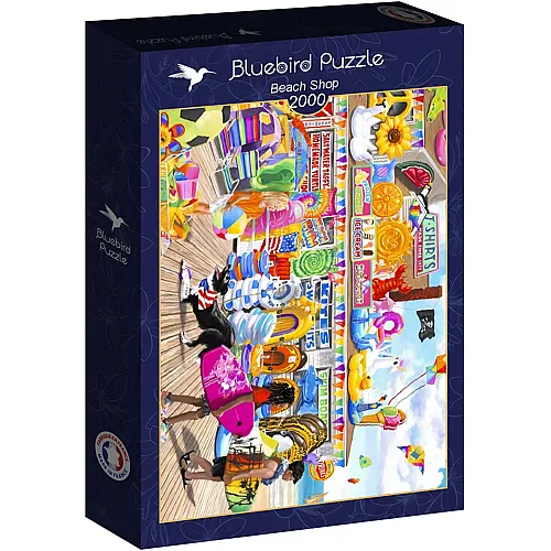 Bluebird Puzzle Beach Shop - 2000 Teile