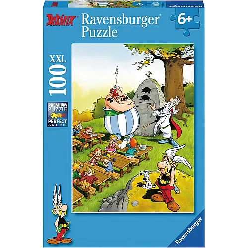 Ravensburger Puzzle 100 Teile Asterix und Obelix: Obelix in der Schule