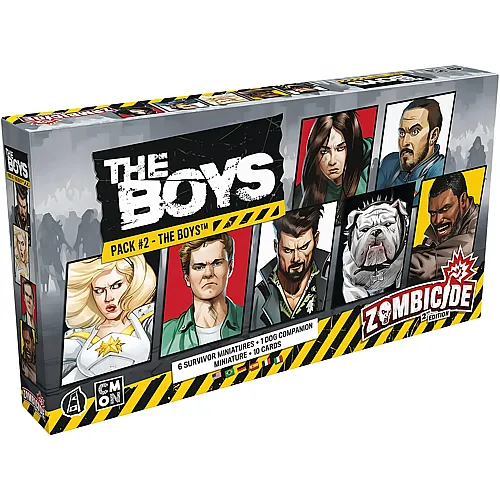 CMON Zombicide 2. Edition � The Boys Pack 2: The Boys, Miniaturen-Erweiterung, Kennerspiel, Dungeon Crawler, 1-6 Spieler