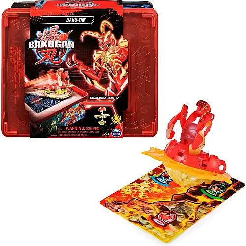Spin Master Bakugan Revolution Baku-Tin Storage Box & Spielflche