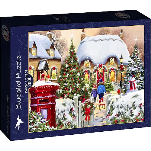 Bluebird Puzzle Winter Cottage (2000Teile)