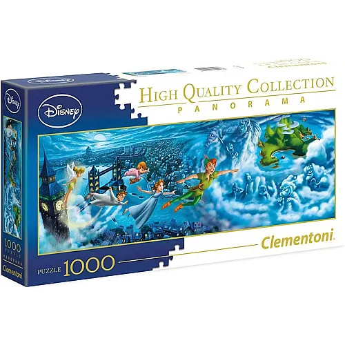 Clementoni Puzzle High Quality Collection Panorama Peter Pan - 1000 Teile