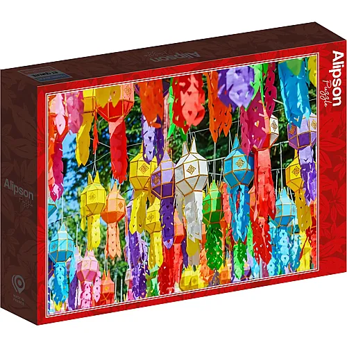 Alipson Puzzle Bunte Laternen (500Teile)