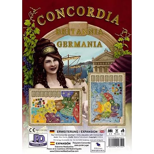 Matagot Concordia Map Britannia & Germania
