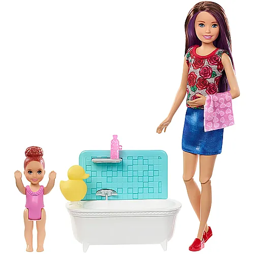 Barbie Skipper Babysitters Inc. Bad Spielset Brnett