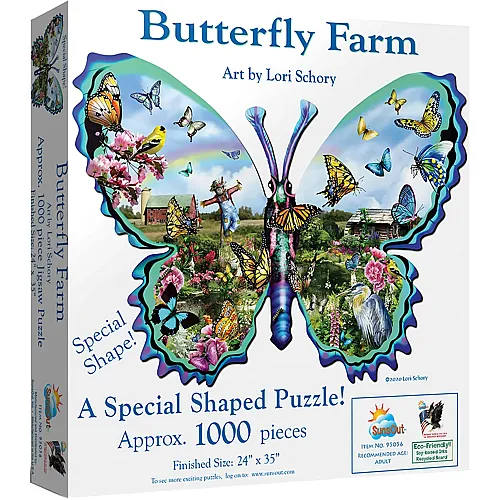 Butterfly Farm 1000Teile